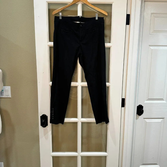 ANTHROPOLOGIE Elevenses Lace Up Trousers Slacks Pants - 12 - Picture 3 of 13